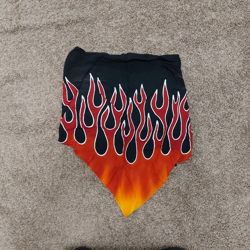 Designs by Naomi Flames Wrap Top